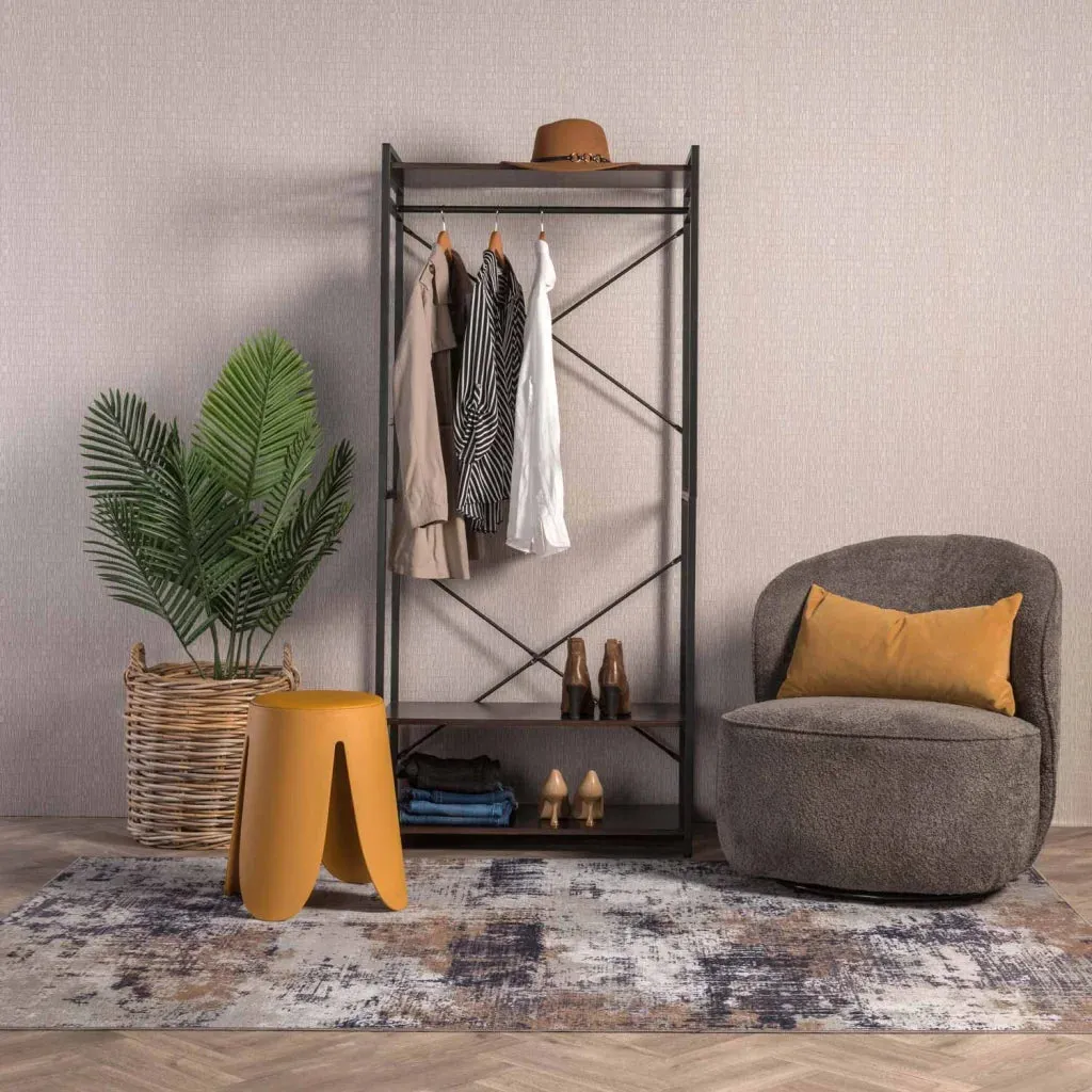 LARK 3 SHELF & HANGING OPEN ROBE