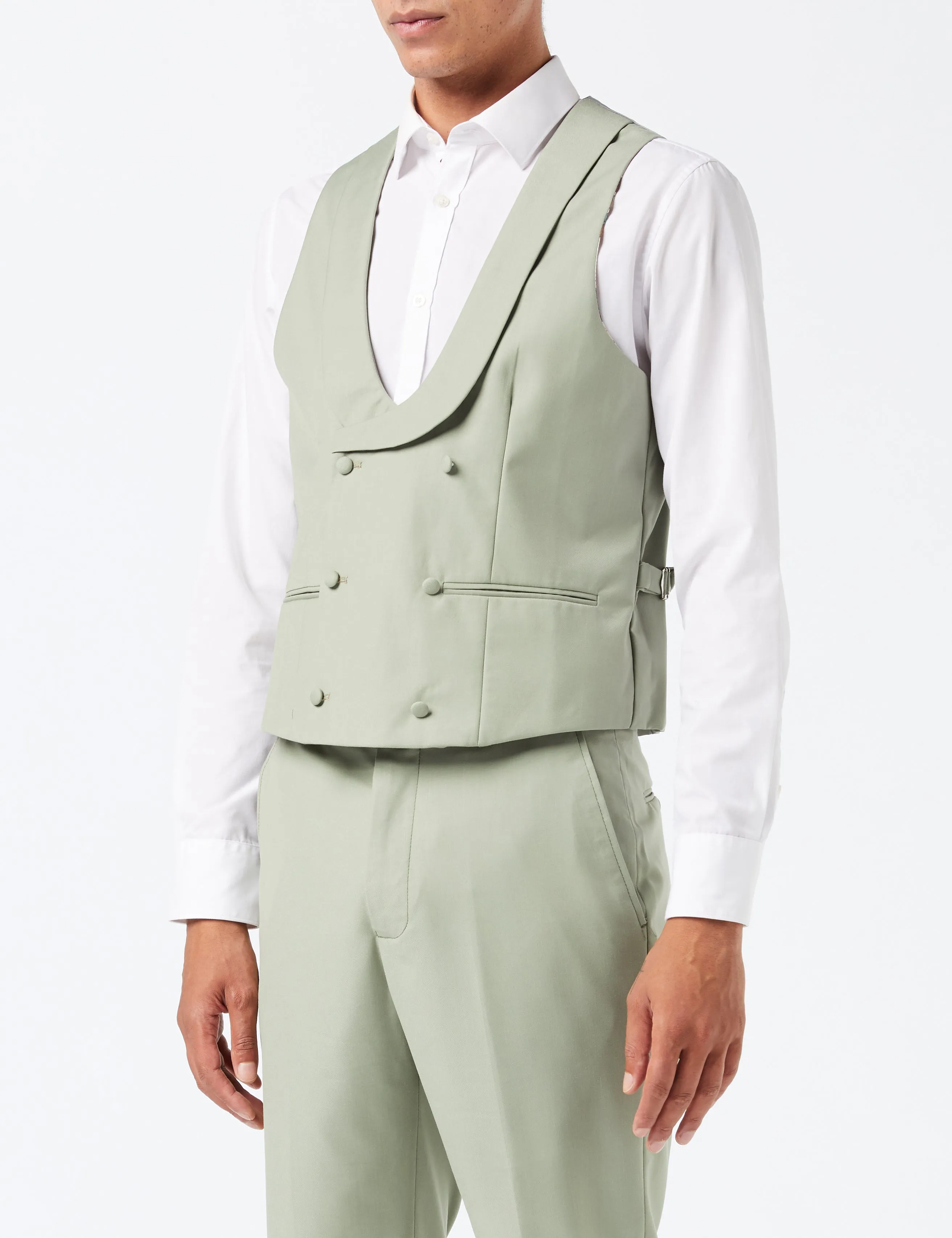 LETE - Pale Mint Green Summer Wedding Suit