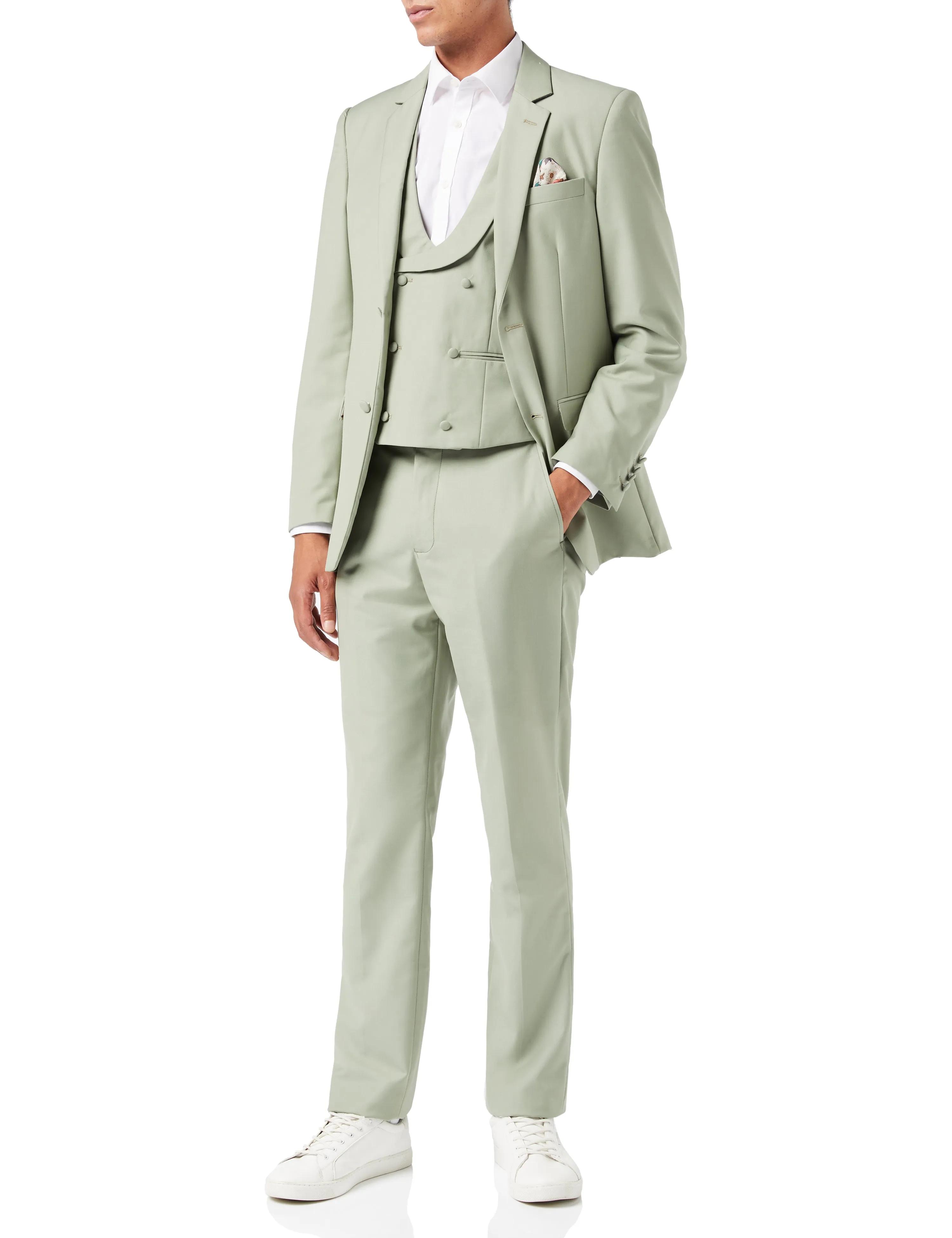 LETE - Pale Mint Green Summer Wedding Suit