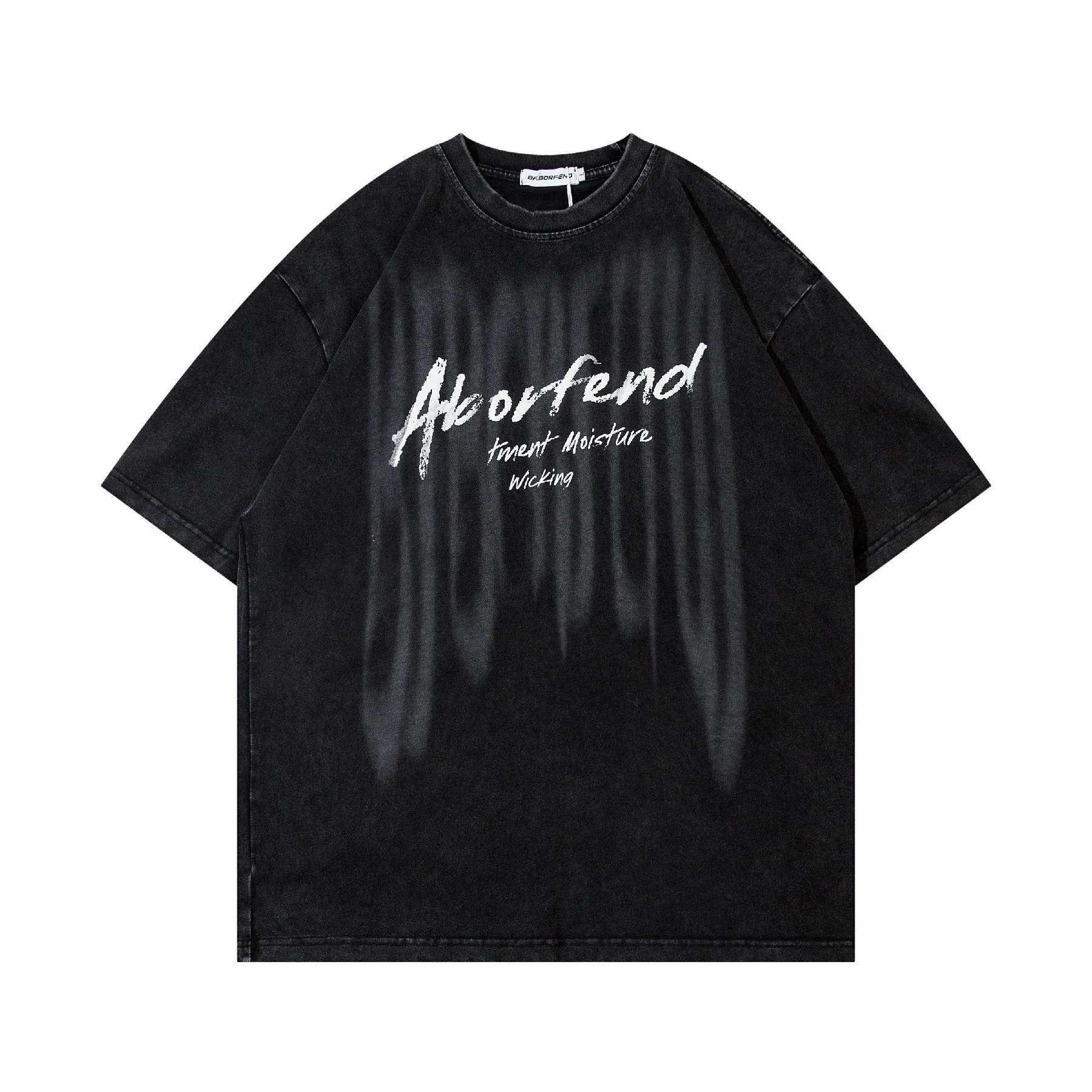 Letter Wash | Y2K Inspired Oversized Graphic T-Shirt