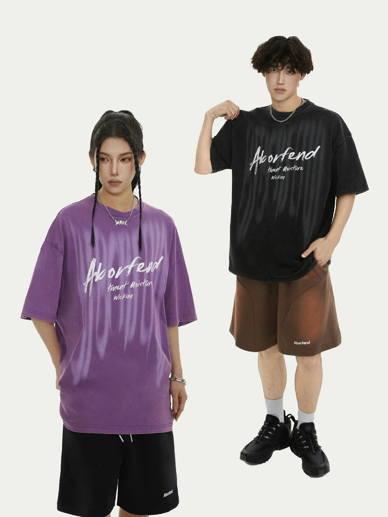 Letter Wash | Y2K Inspired Oversized Graphic T-Shirt