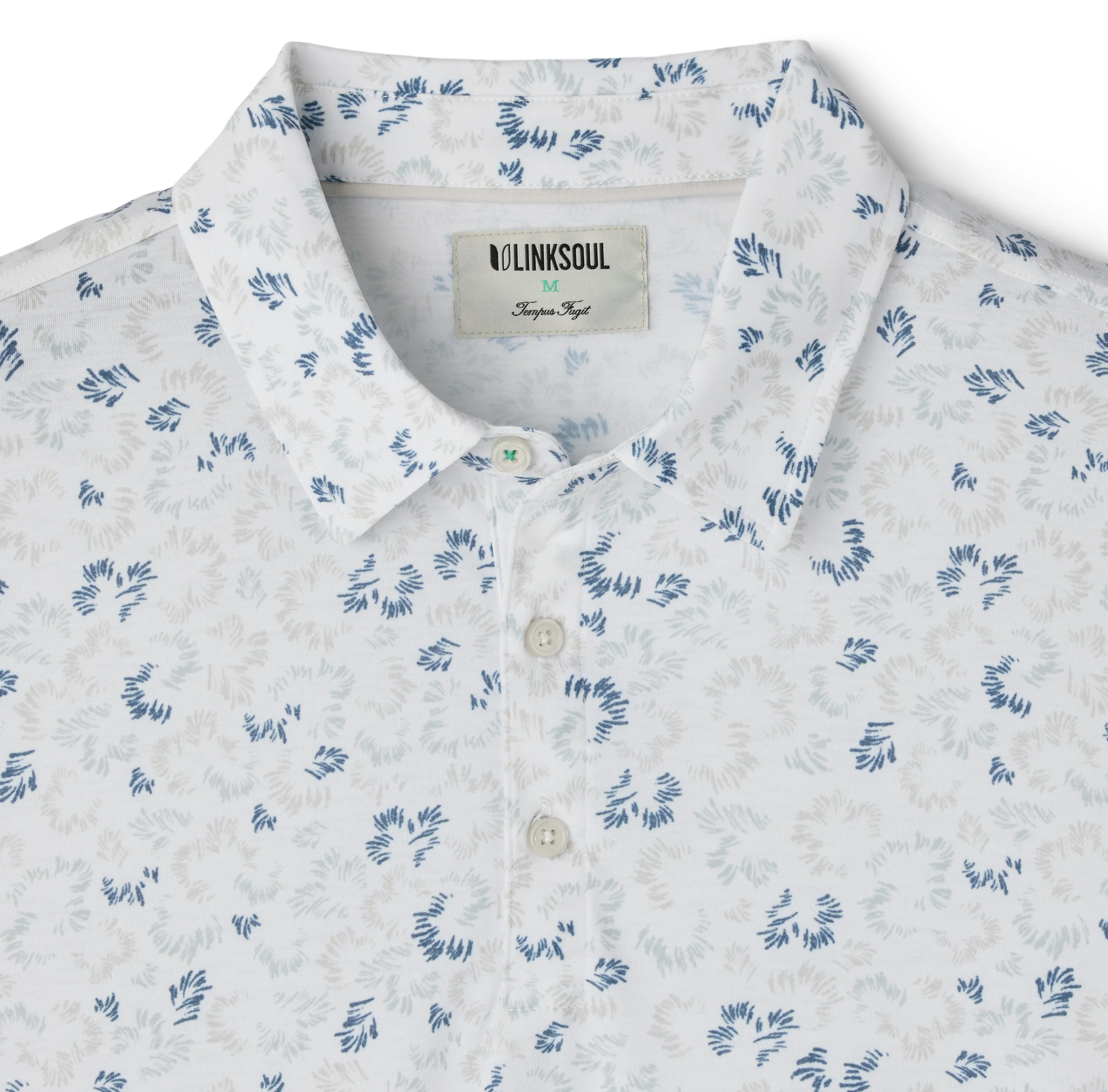 Linksoul Delray Currents Print Polo