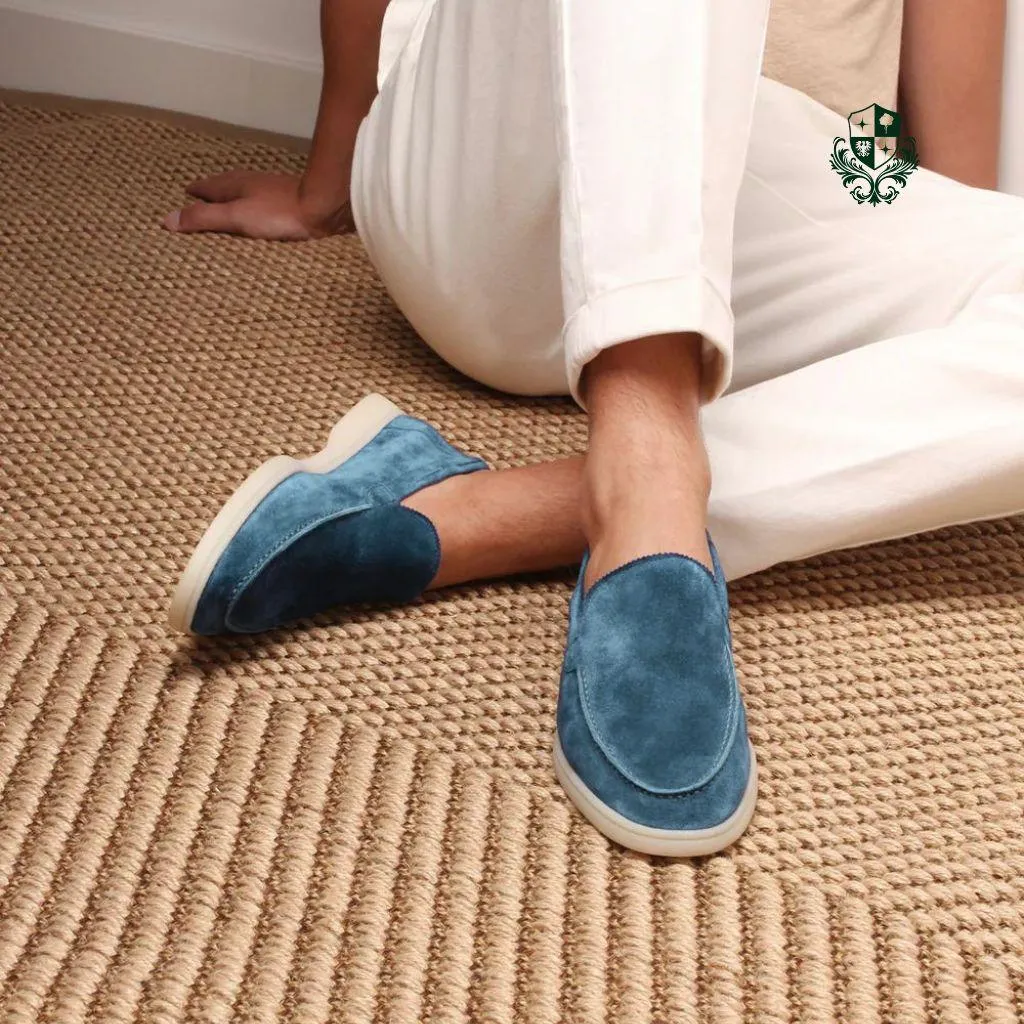 Loafer Amalfi Azul Clássico