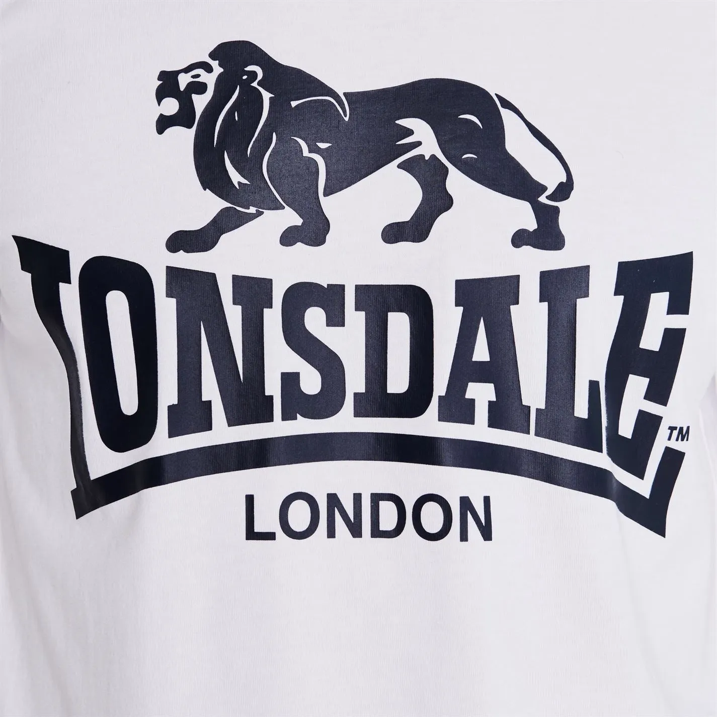 Lonsdale Large Logo T Shirt Mens Gents Crew Neck Tee Top Short Sleeve