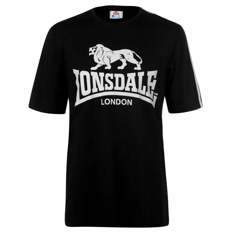 Lonsdale Large Logo T Shirt Mens Gents Crew Neck Tee Top Short Sleeve