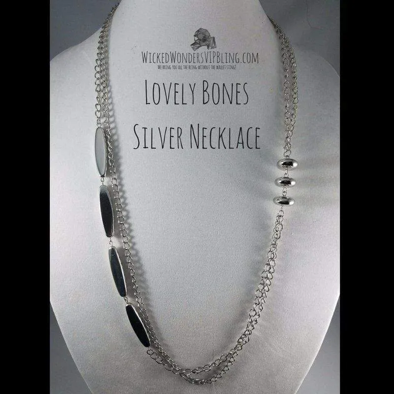 Lovely Bones Silver Necklace