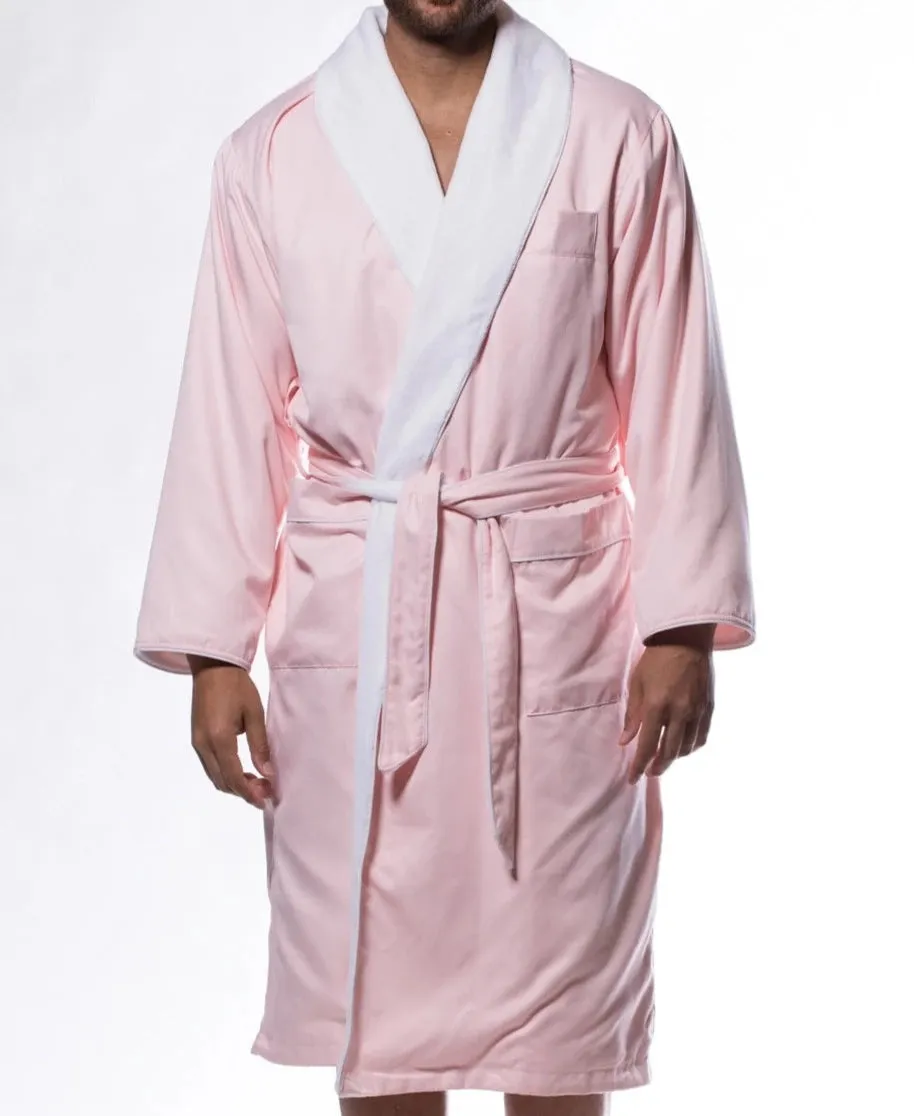 Luxury Microfiber Plush Lined Mens Robe