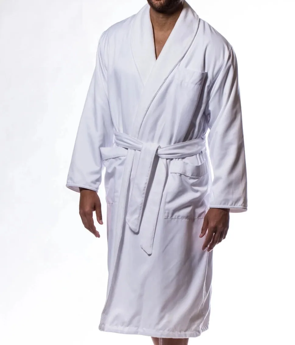 Luxury Microfiber Plush Lined Mens Robe