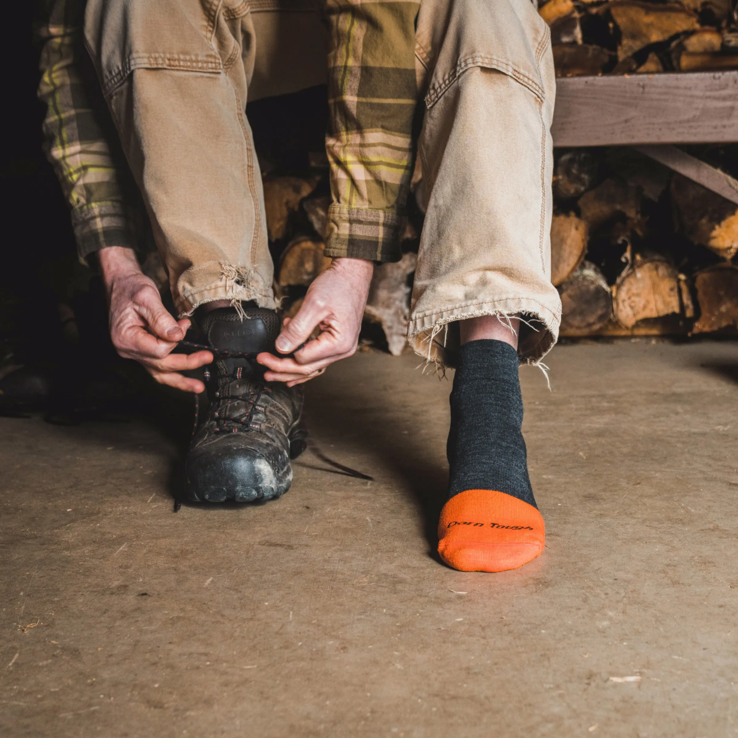 Men's Steely Quarter  Midweight Work Sock