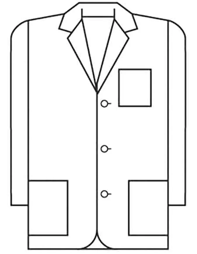 Meta 30 Inch Men's Consultation Lab Coat