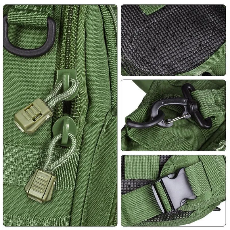 Military Style Outdoor Compact Shoulder Sling Backpack