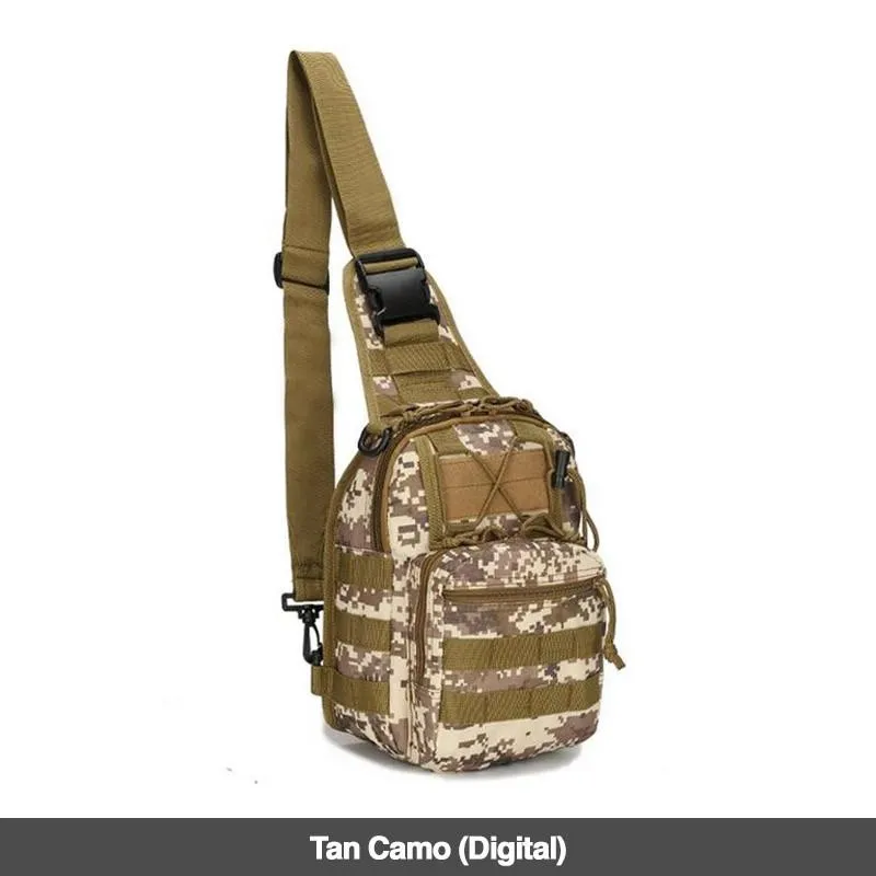 Military Style Outdoor Compact Shoulder Sling Backpack