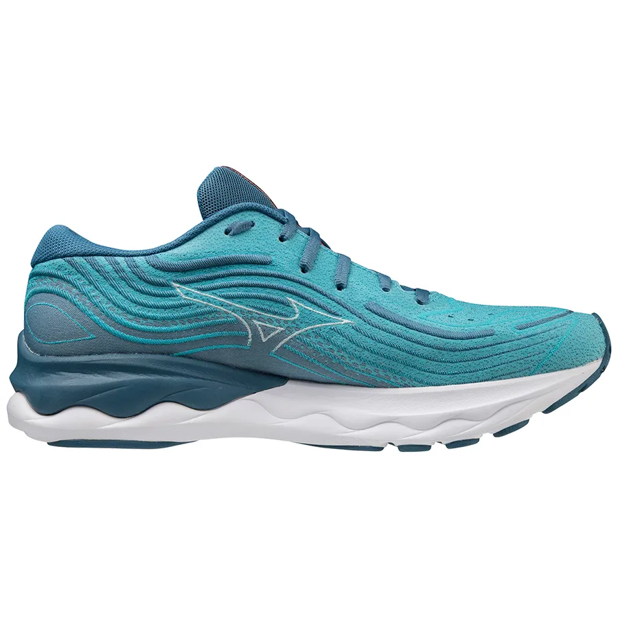 Mizuno Wave Skyrise 4 (Men's) - Blue Ashes/Nimbus Cloud/Soleil