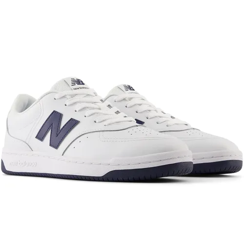 NEW BALANCE UNISEX BB80 WHITE/NAVY SNEAKER SHOE