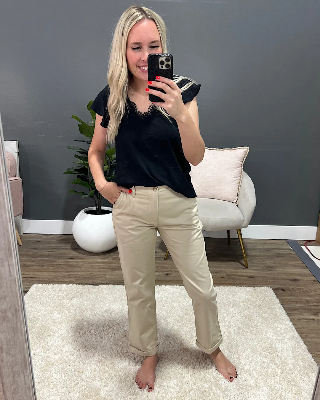 NEW! KanCan Diane Slim Chino Pants