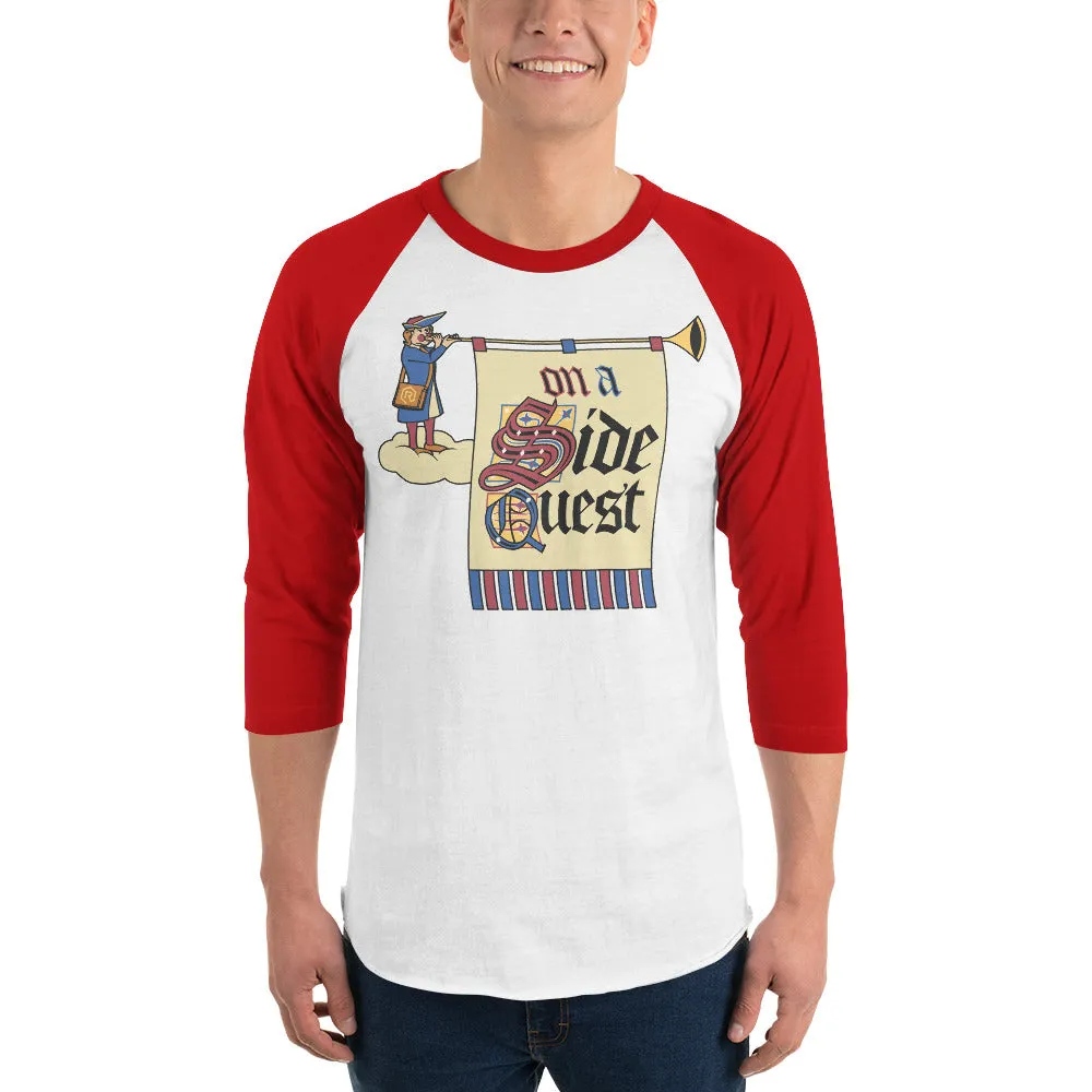 On a Side Quest 3/4 Sleeve Raglan Shirt