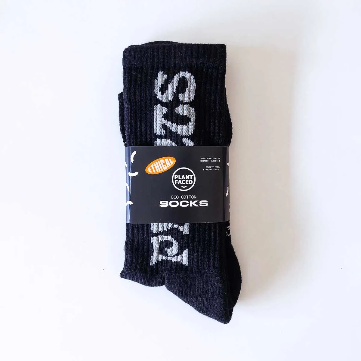 Only Plants - Eco Socks - Black