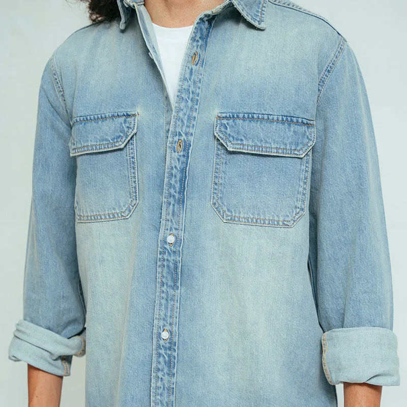 Over Dyed Denim Shirt