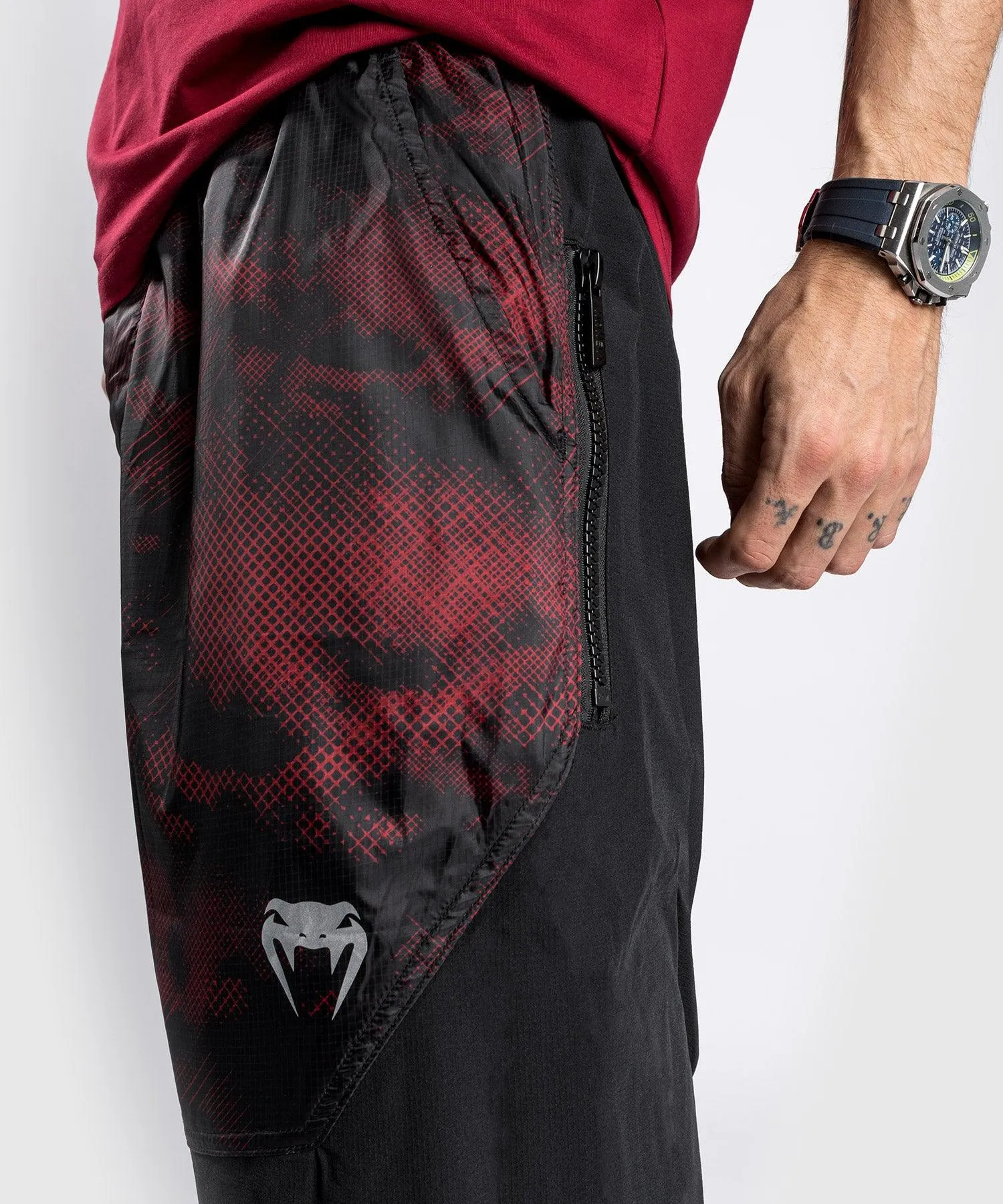 Pantalones Jogger Laser XT - Oversize - Negro/Rojo