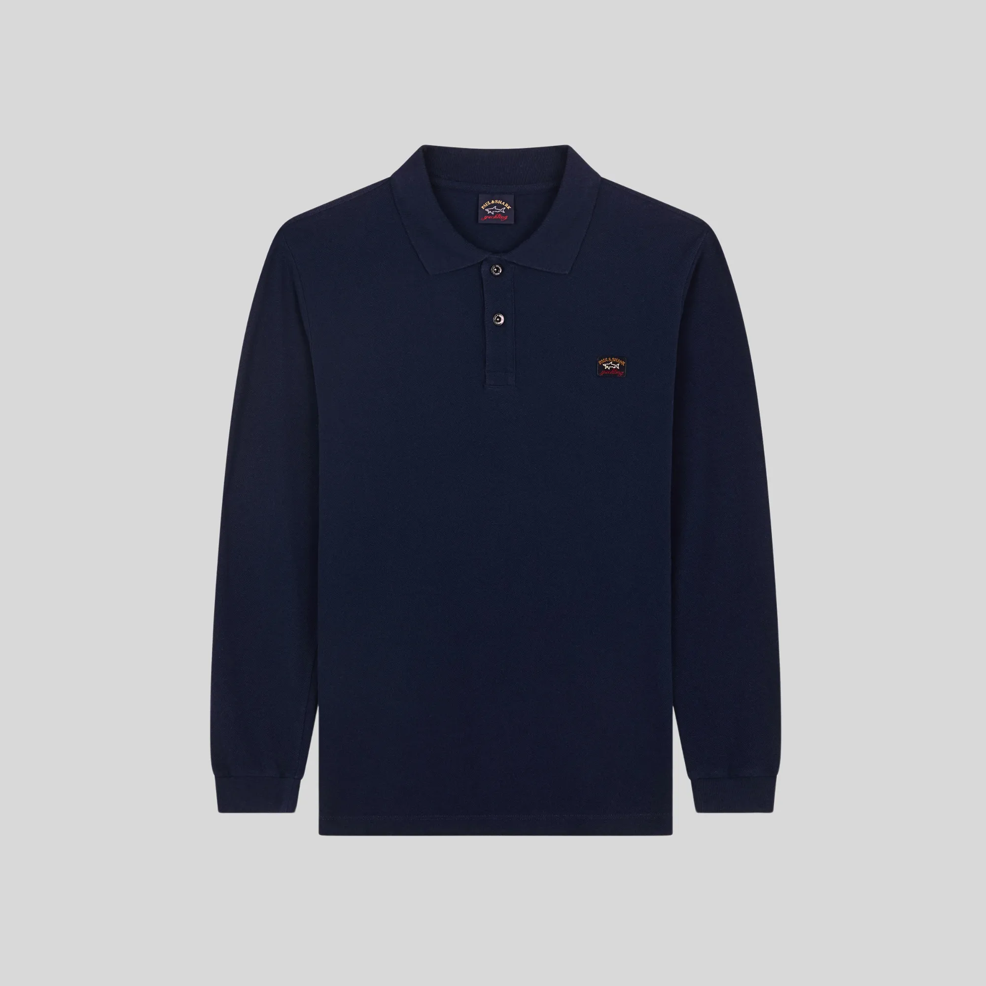 Paul & Shark Langærmet Polo I Navy