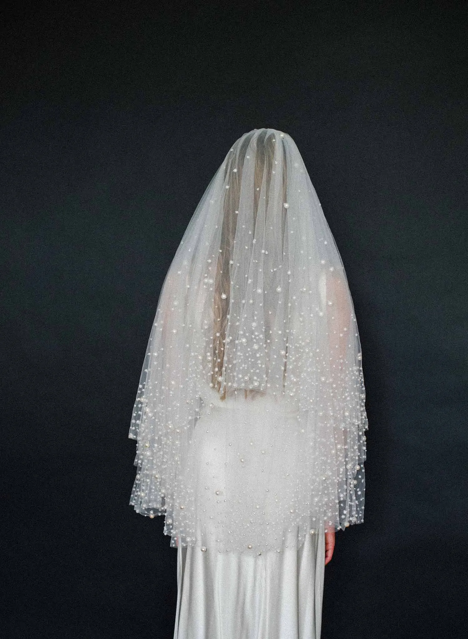 Pearl droplets fantasy veil - Style #2000