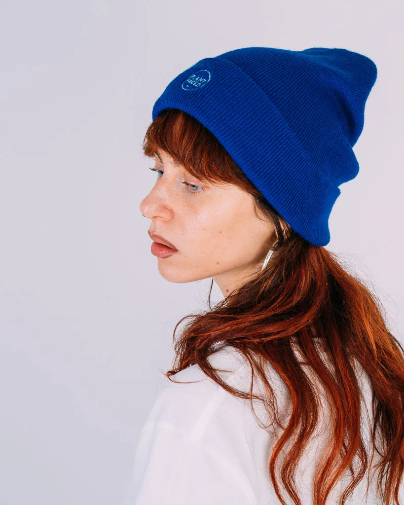 Plant Faced Beanie - Royal Blue