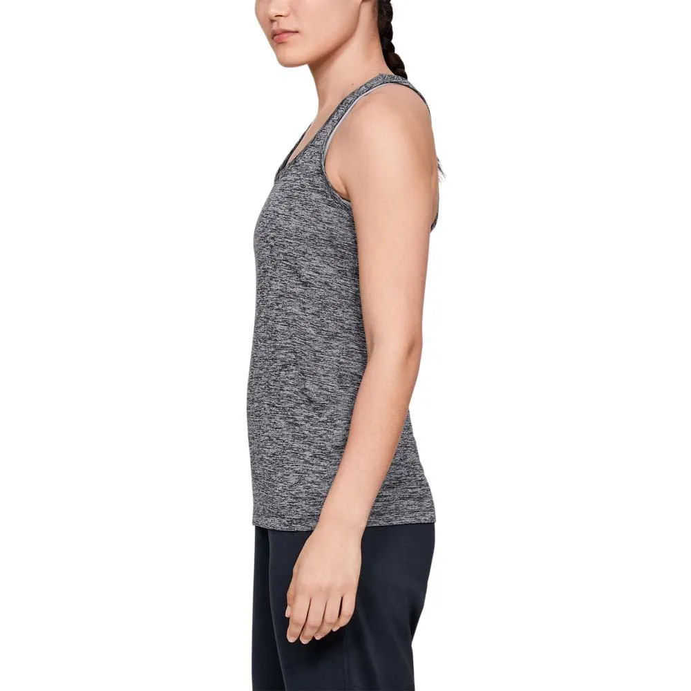 Playera Sin Mangas Under Armour para Mujer Tech Tank-Twist Negro