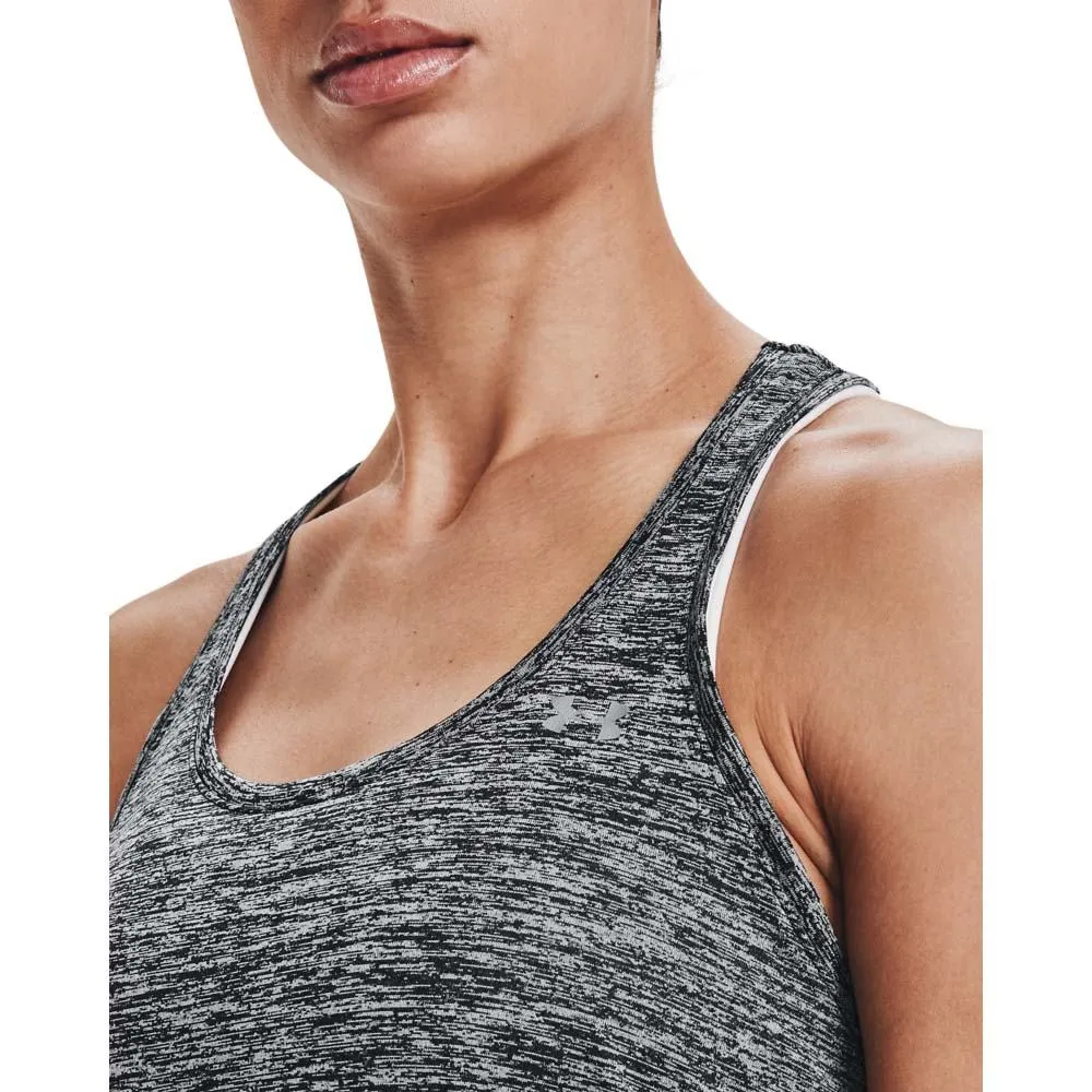 Playera Sin Mangas Under Armour para Mujer Tech Tank-Twist Negro