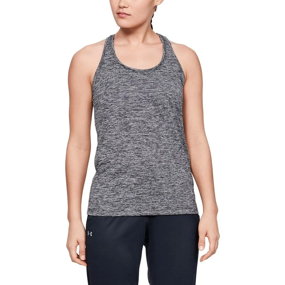 Playera Sin Mangas Under Armour para Mujer Tech Tank-Twist Negro