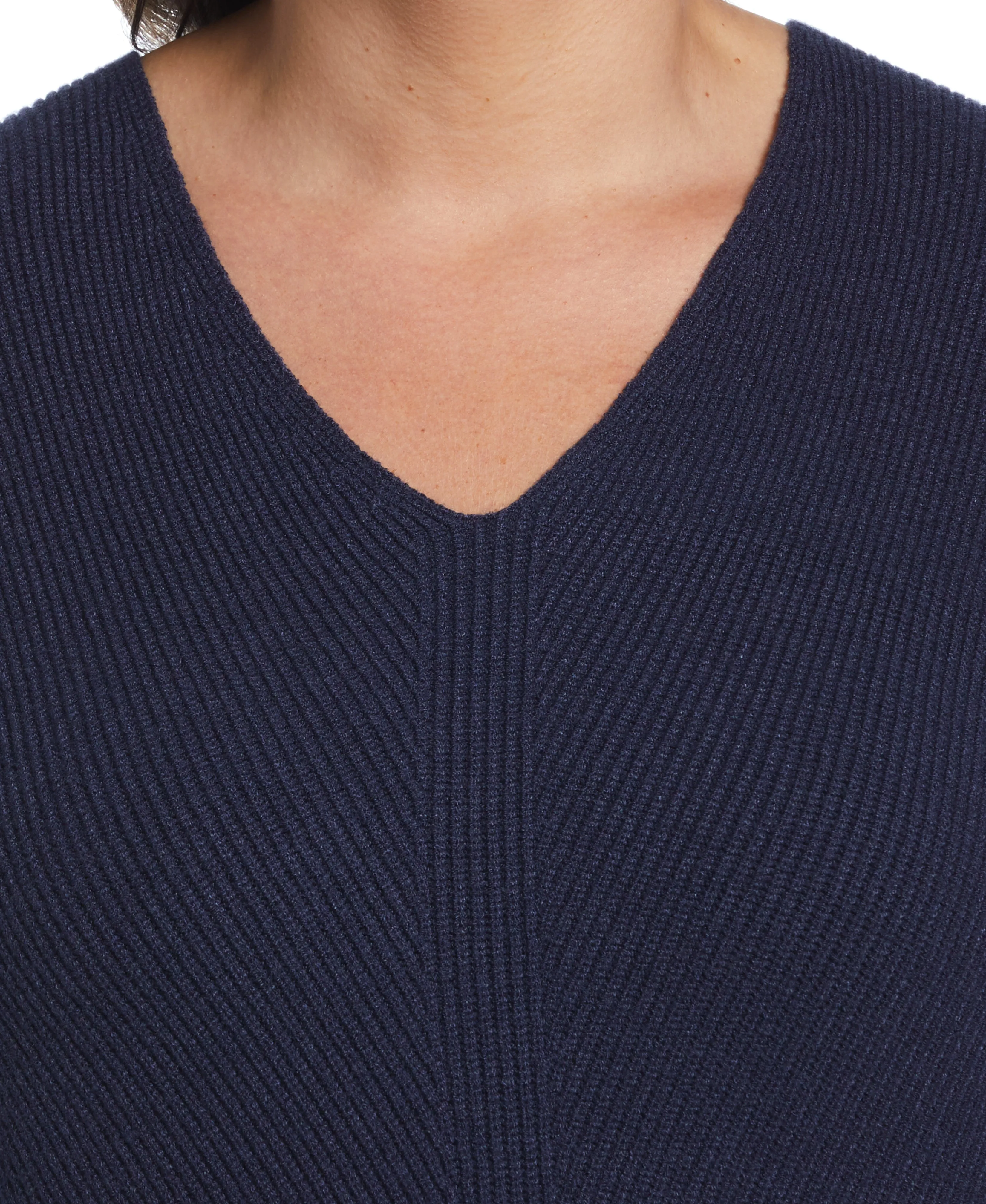 Plus Size Essential Ribbed V-Neck Sweater