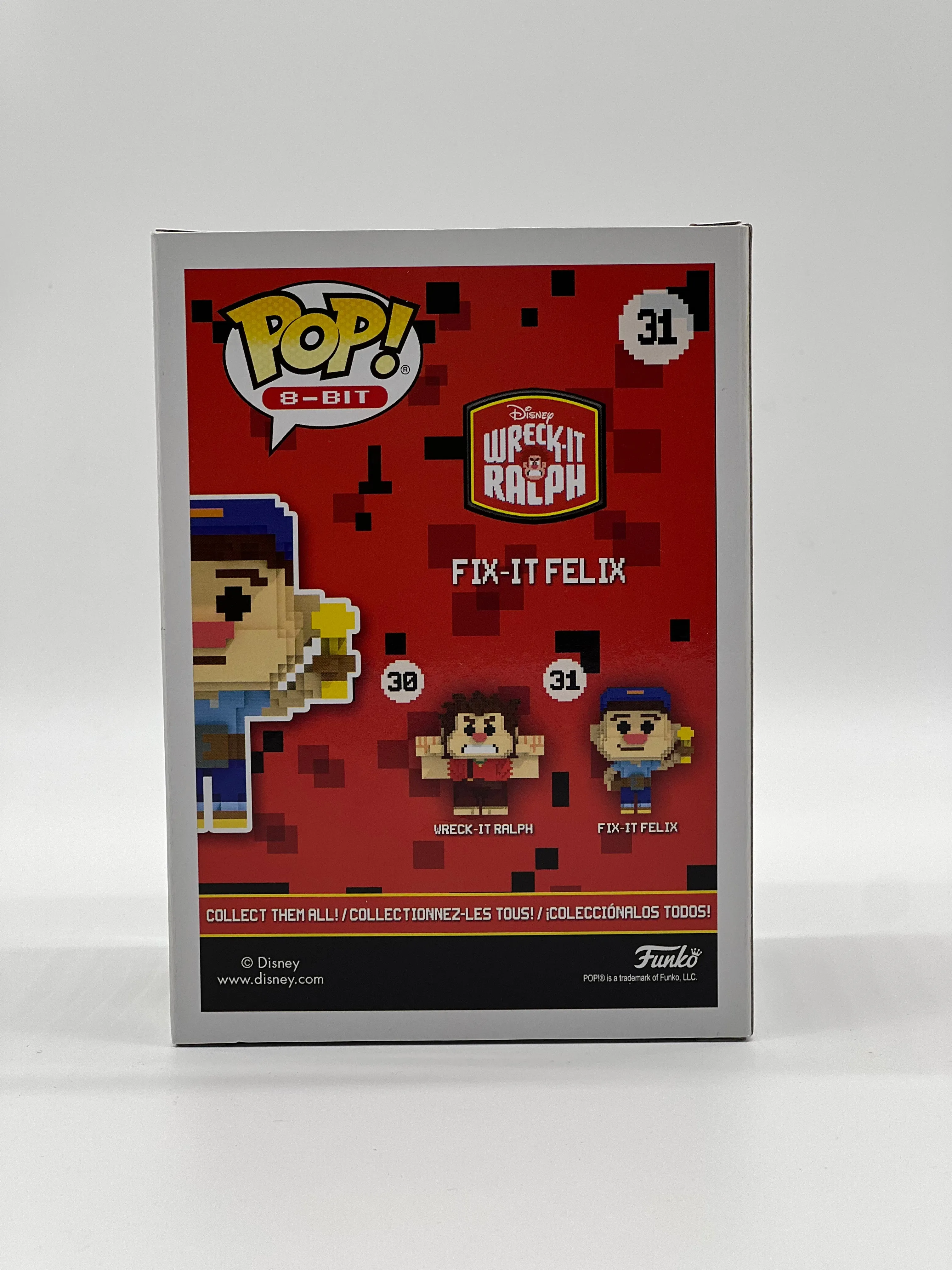 Pop! 8-Bit Disney Wreck-It Ralph 31 Fix-It Felix 2018 Summer Convention Limited Edition