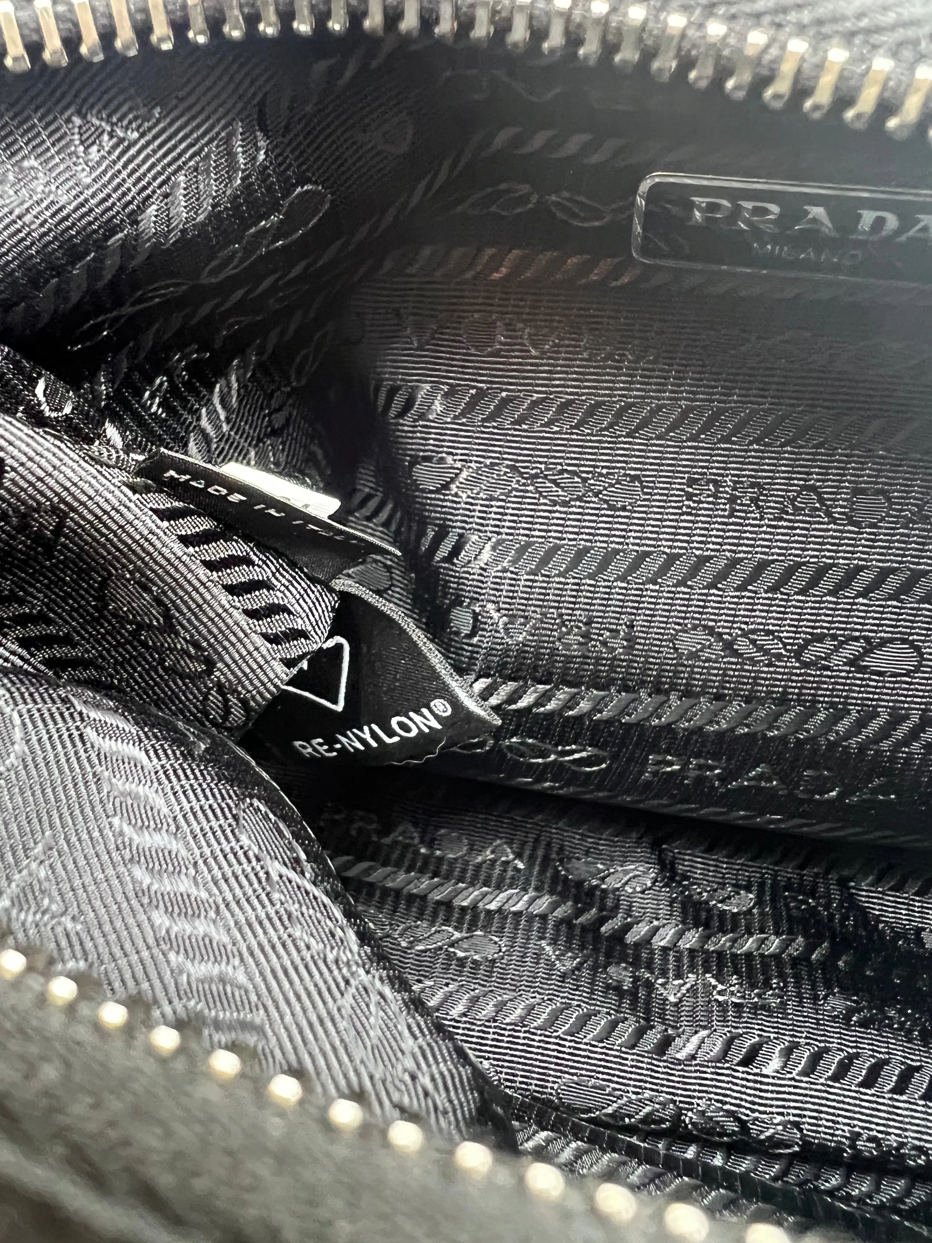 Prada Black Re-Edition 2005 Re-Nylon Bag