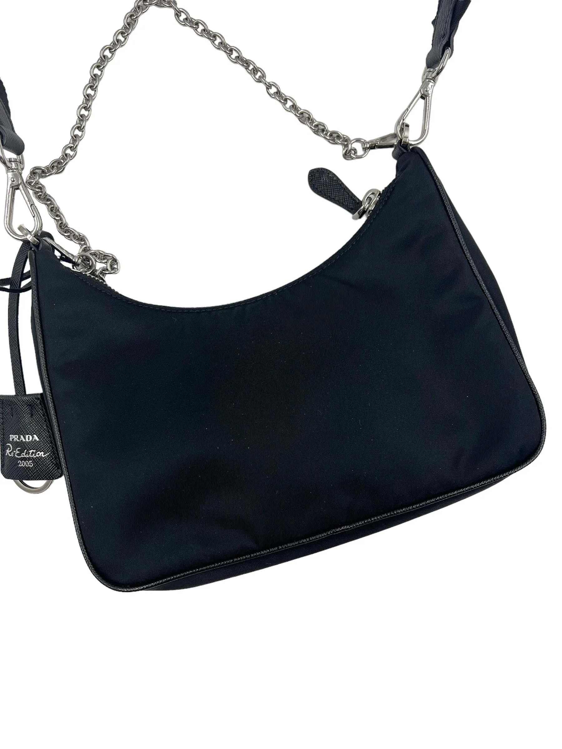 Prada Black Re-Edition 2005 Re-Nylon Bag