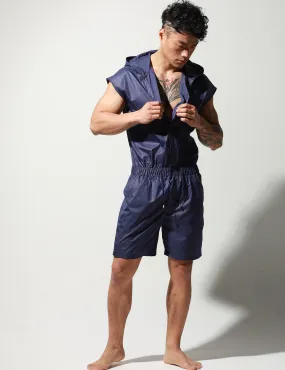 Quick-Dry Union Suit Sleeveless Hoodie T9002