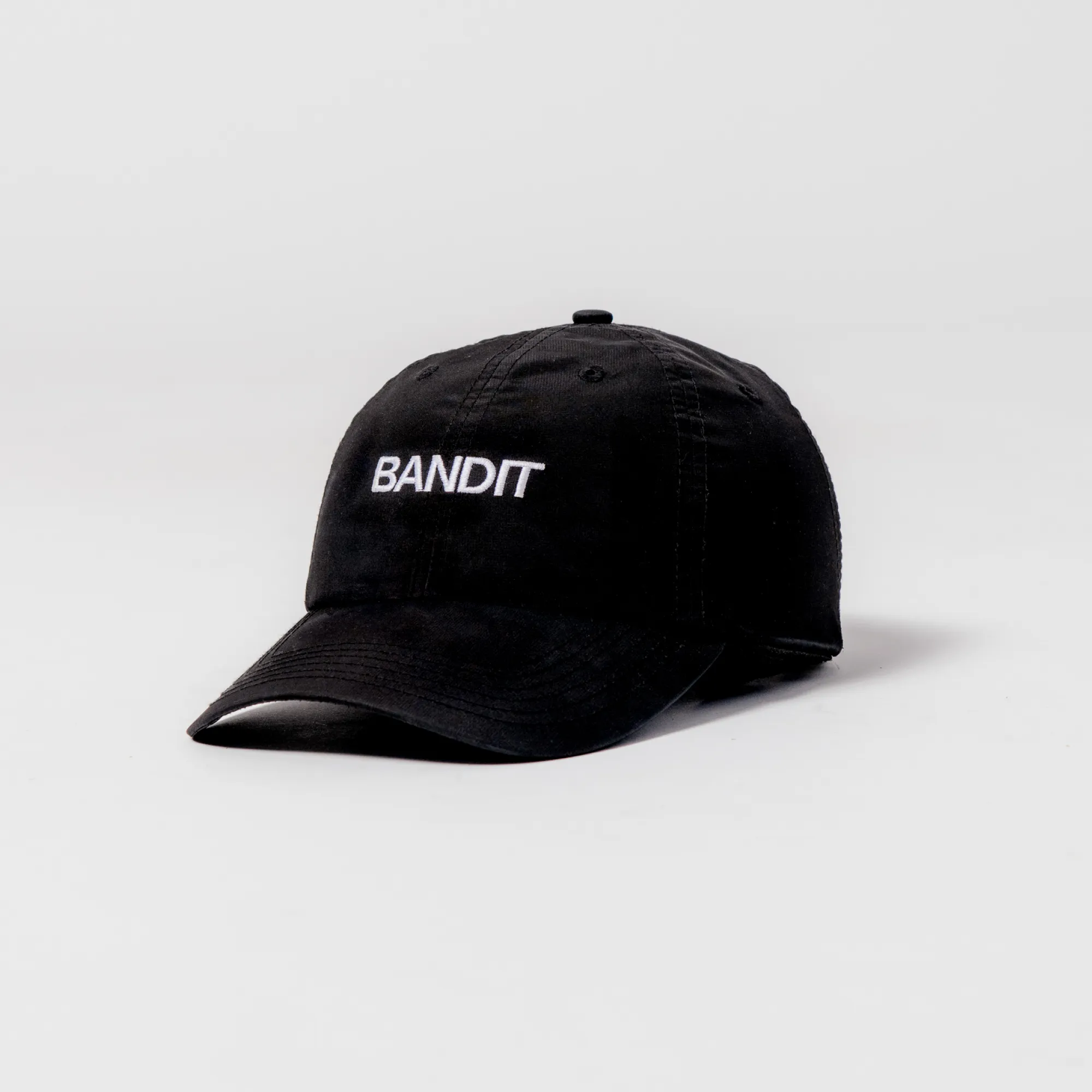 "Bandit" Nylon Dad Hat - Black