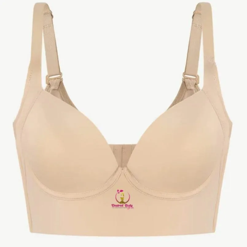 "Fat Rolls Hiding" Compression Bra