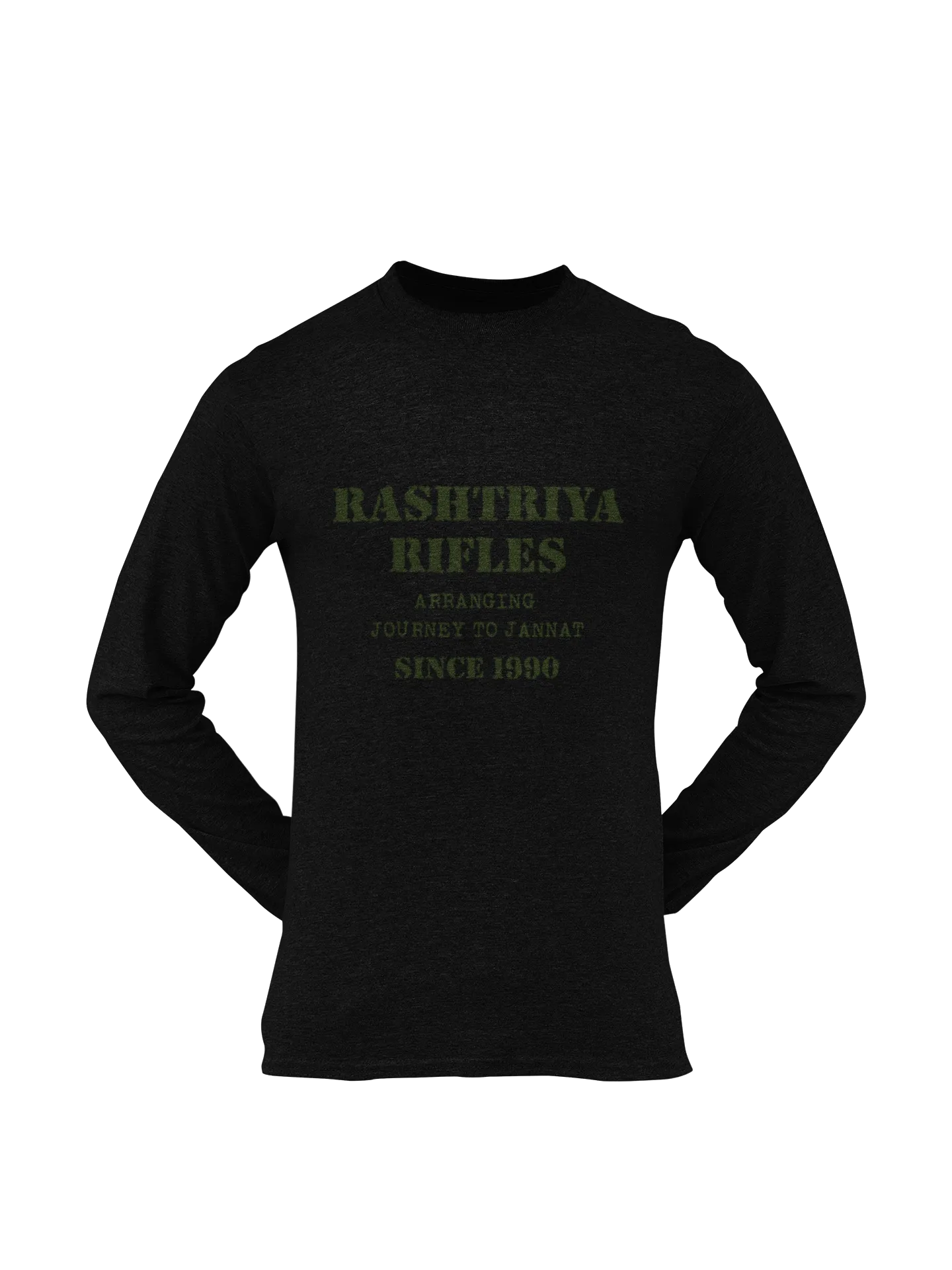 Rashtriya Rifles T-shirt - Arranging Journey to Jannat..... ( Men)