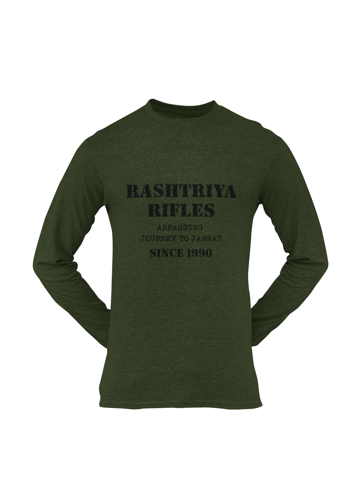 Rashtriya Rifles T-shirt - Arranging Journey to Jannat..... ( Men)