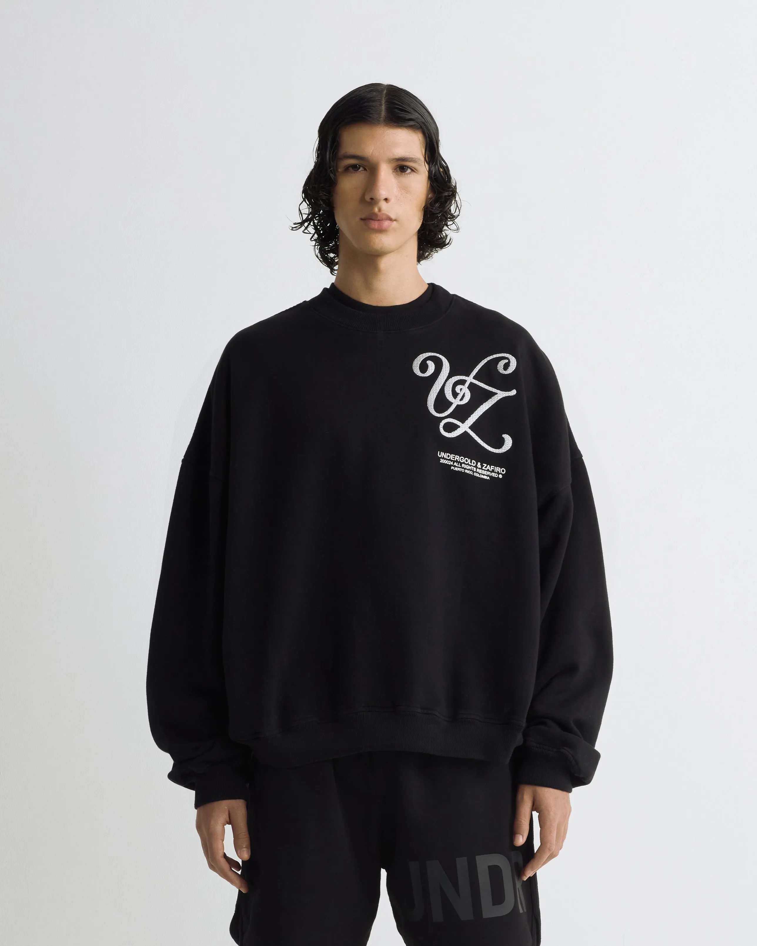 Riviera Rope Crewneck Black