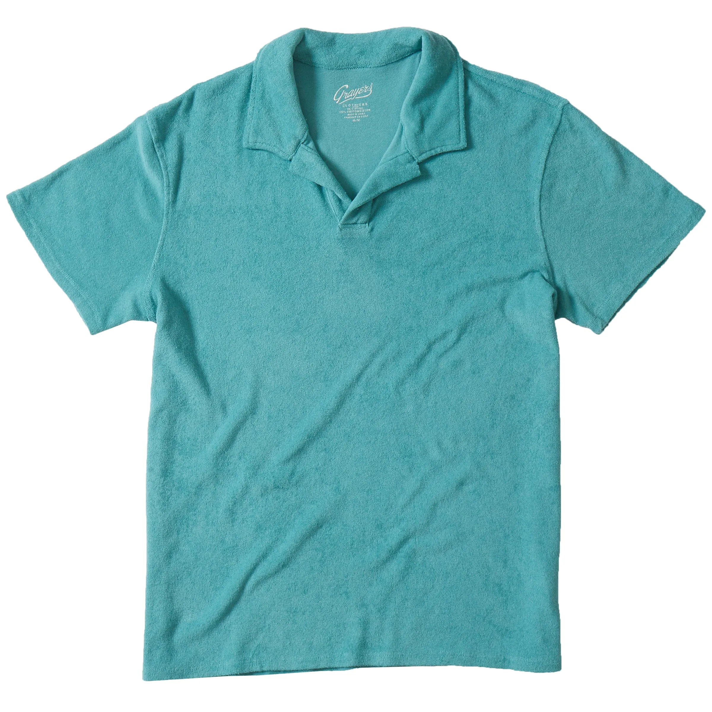 Riviera Terry Polo - Agate Green