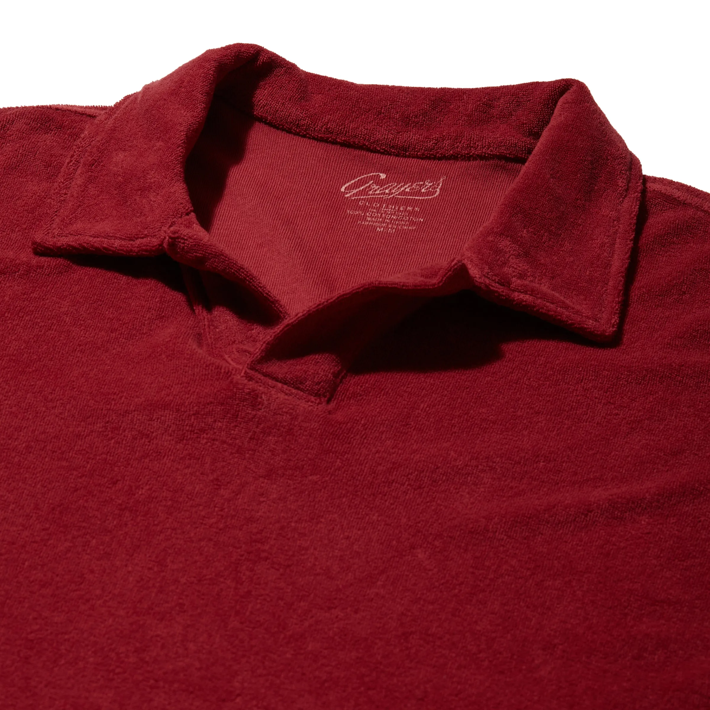 Riviera Terry Polo - Brick Red