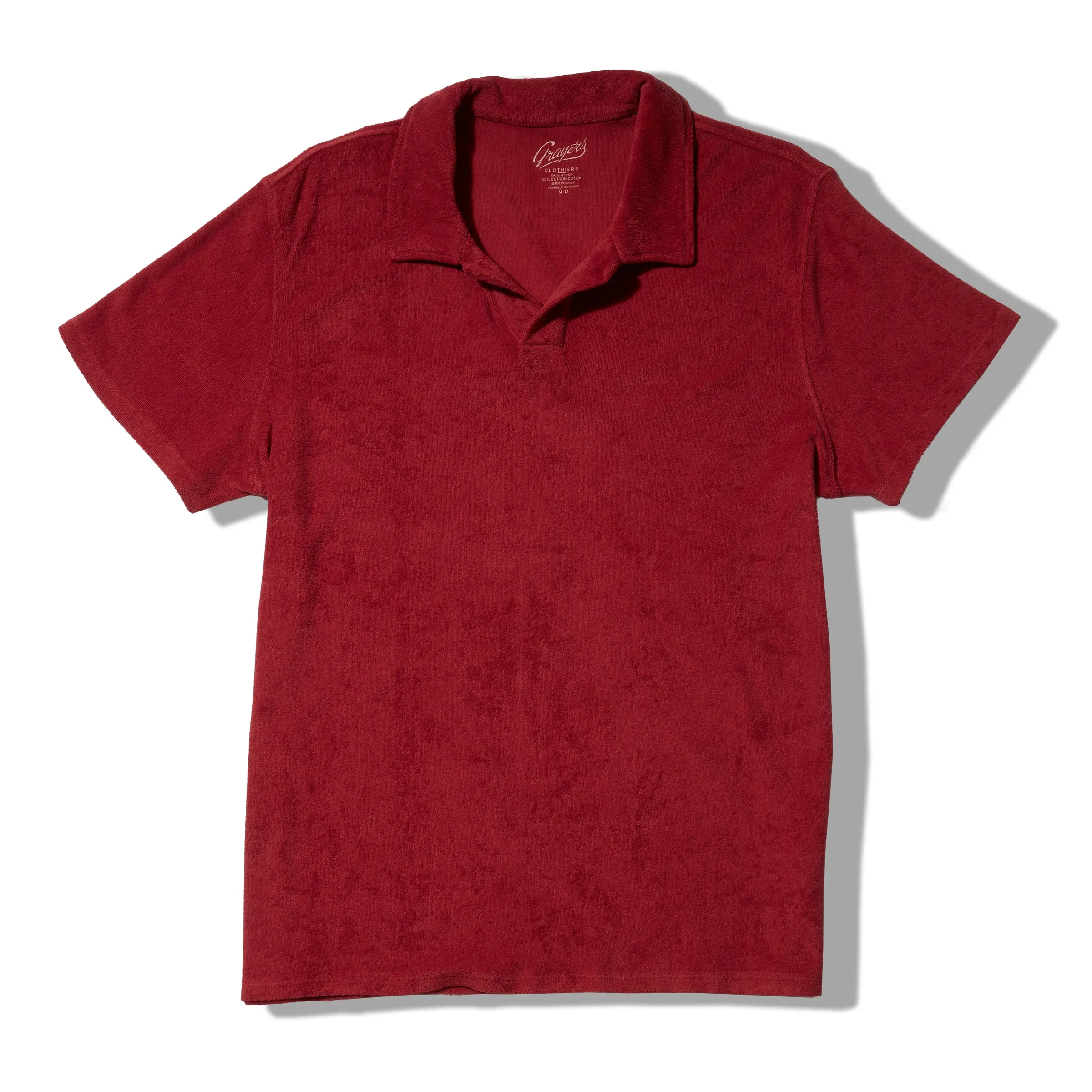 Riviera Terry Polo - Brick Red