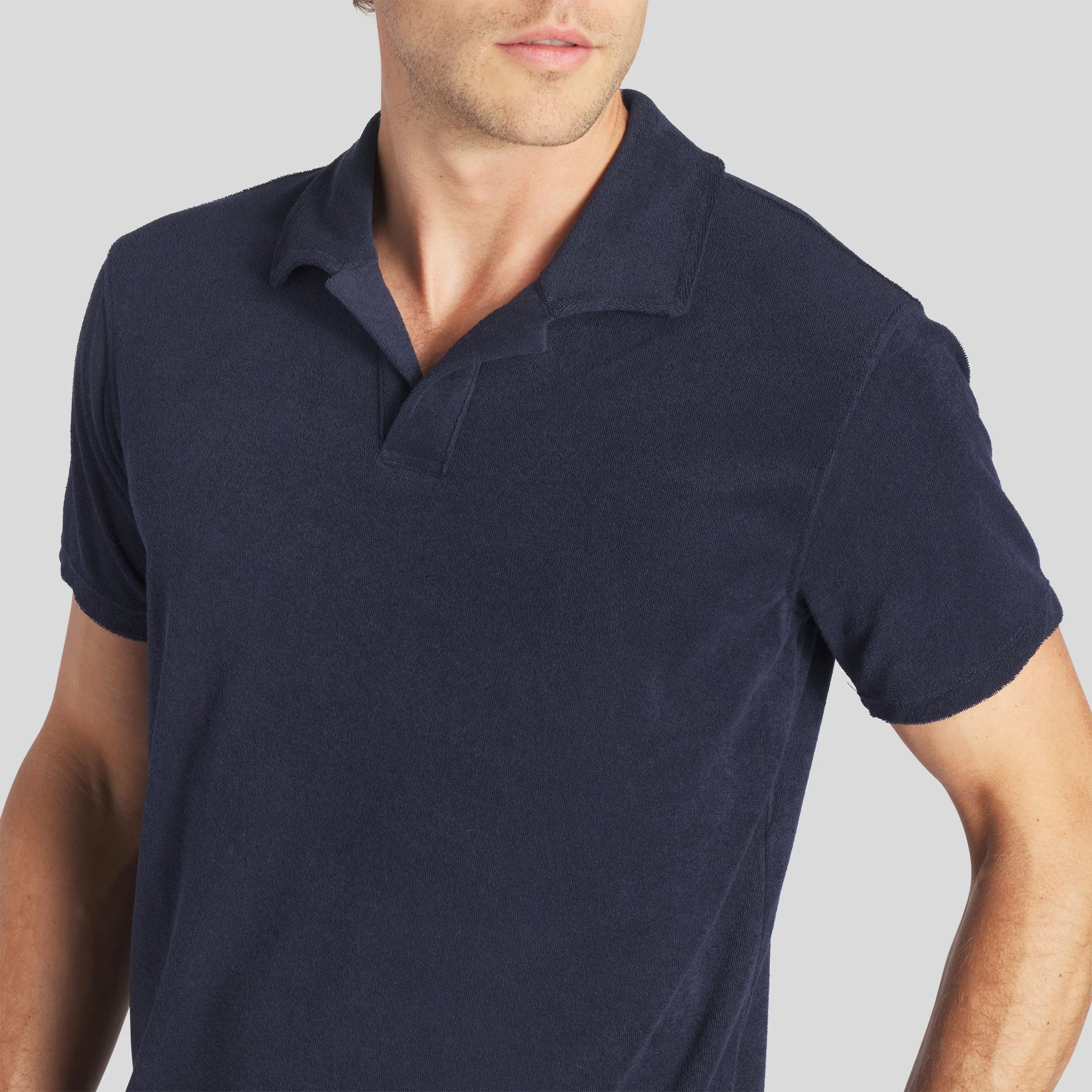 Riviera Terry Polo - Midnight Navy