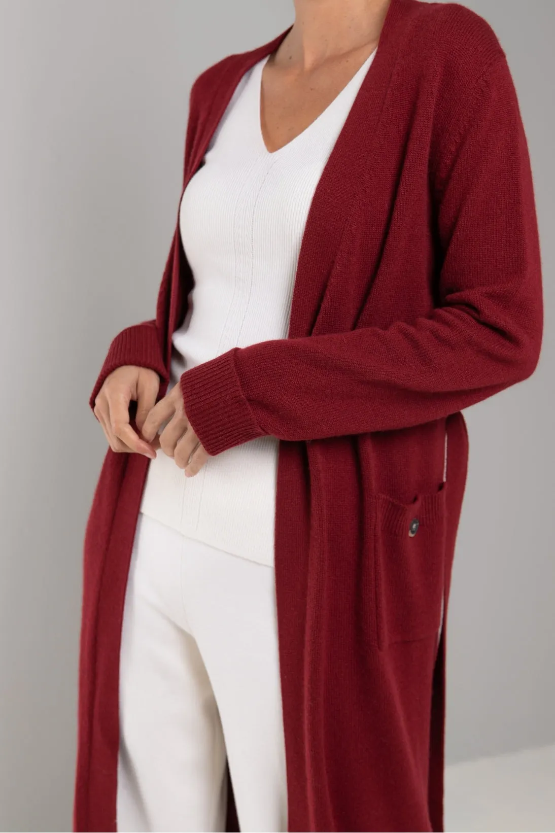 ROBE CARDIGAN WITH POCKETS