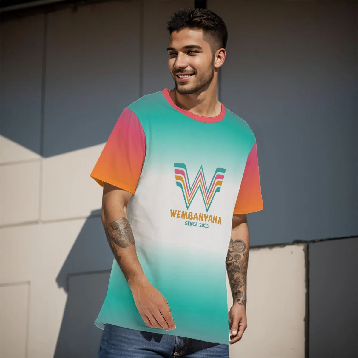 San Antonio Wemby Basketball  Shirt 190GSM Cotton