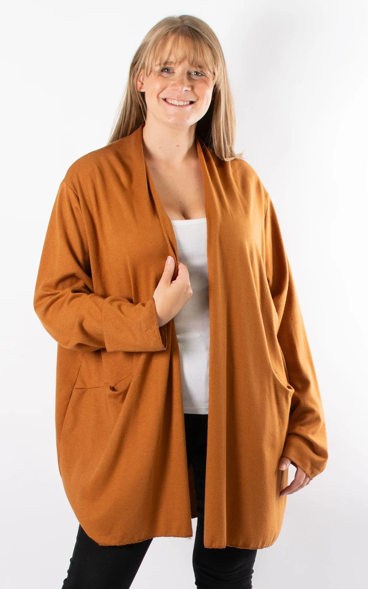 Soft Knit Cardigan | Tan