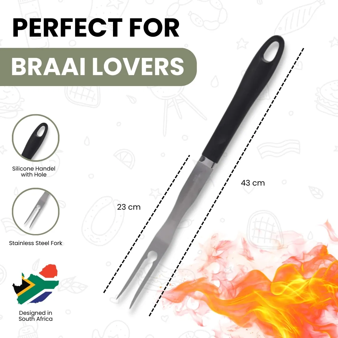 Stainless Steel Braai Barbecue Fork