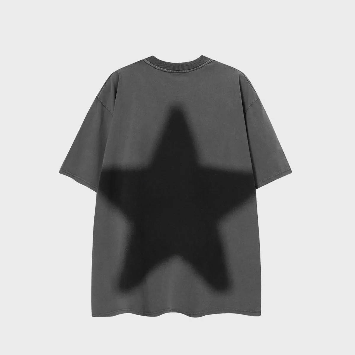 Star | Vintage Washed Graphic Oversized T Shirt