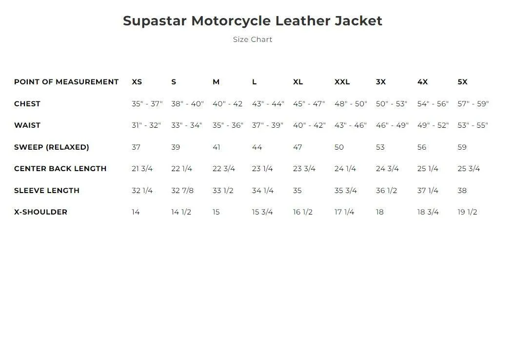 Supastar Women's Motorcycle Leather Jacket by First MFG