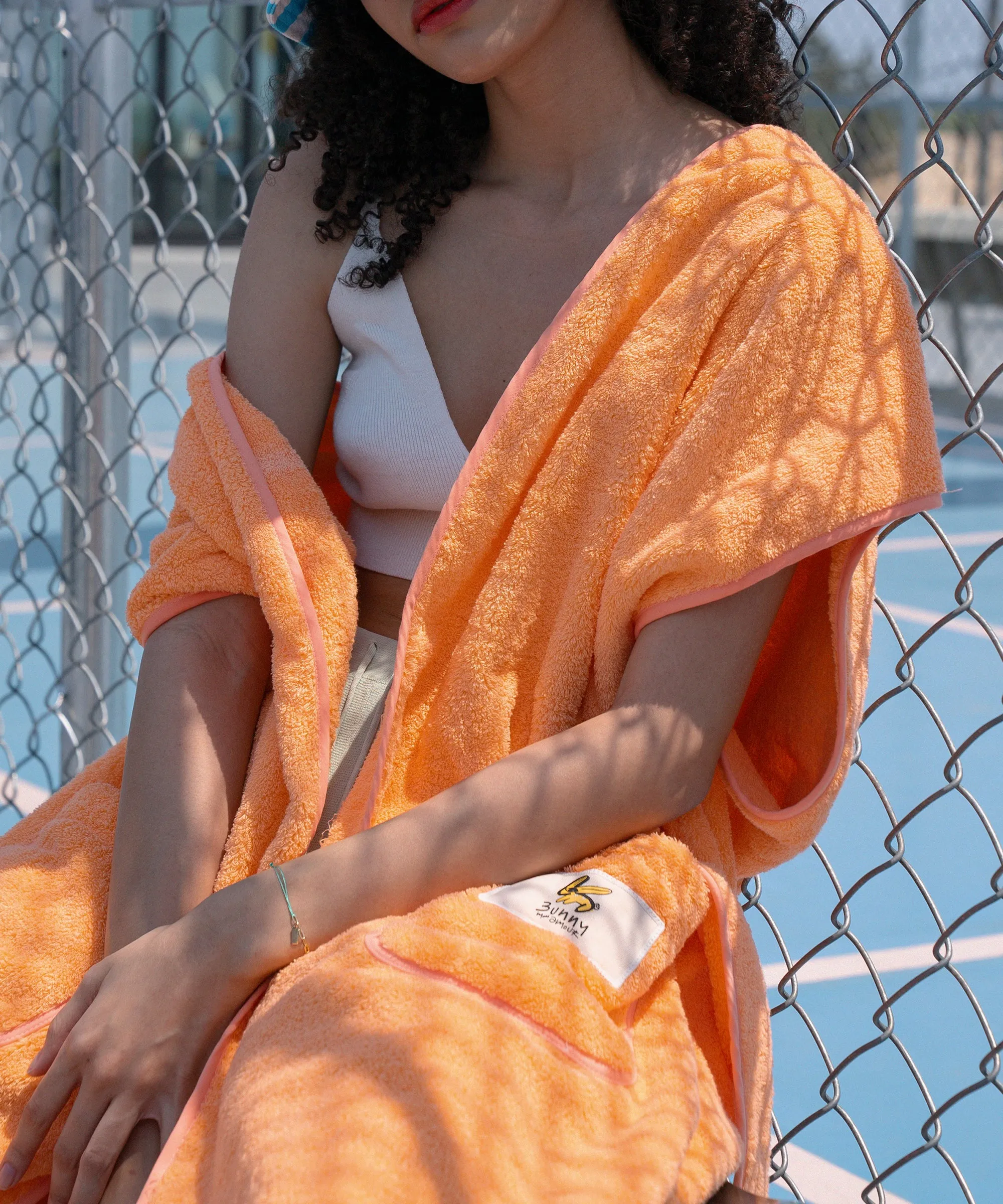 Terry Robe Orange